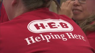 HEB gives back to community it will soon serve
