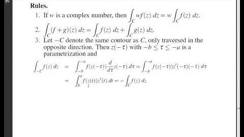 LSU   Complex Analysis   Lecture 11 contour integrals