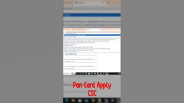 Online new pan card apply2024।#csc।#pan card#online#2024#newvideo