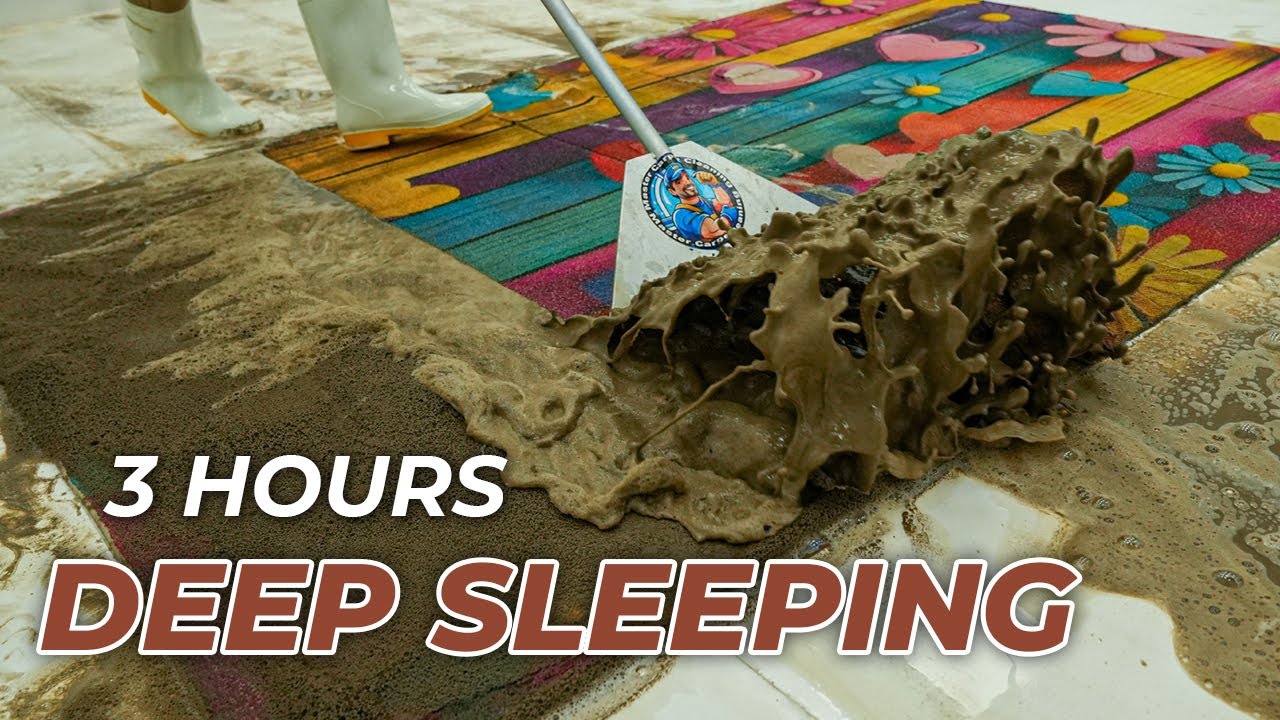 3 Hours Of Magic Carpet Cleaning To Enhance Sleep - Reduce Stress - ASMR Sleep - For Deep Sleep