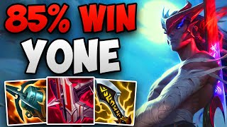 85% WIN RATE YONE IN CHALLENGER! | CHALLENGER YONE MID GAMEPLAY | Patch 14.7 S14