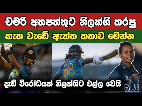 චමරිට නිලක්ශී කරපු කැත වැඩේ ඇත්තම කතාව | Srilankan women cricket Chamari Athapaththu StoRY
