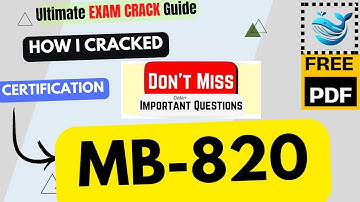 How I CRACKED MB-820 in 6 Hours | Microsoft Dynamics 365 Business Central Developer |Free PDF