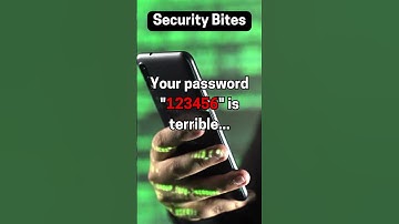 Your password "123456 " is terrible! #security #hackers