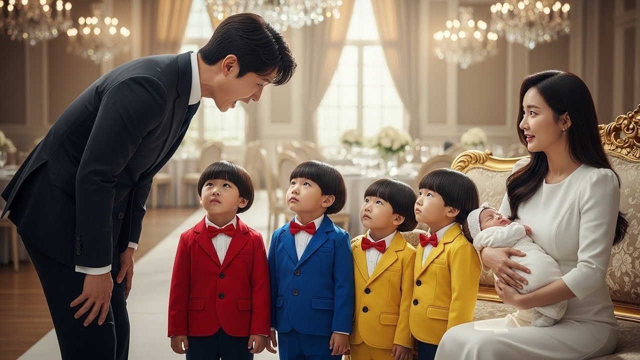 냉혈 CEO를 아빠로 만들 계획을 세운 네 명의 천재 아이들—충격적인 진실은 친부였다