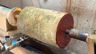 from ordinary wood to masterpieces // Wood carving skills and techniques on manual wood lathes