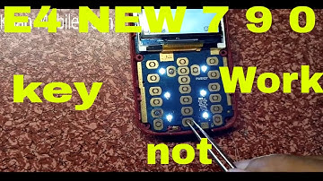 Qmobile E4 new 790 Keypad Problem