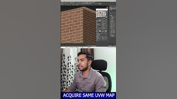 " 3ds Max Tutorial : How to Acquire the Same UVW Map for Seamless Texturing 🔥💻" #3dsmax #vray5