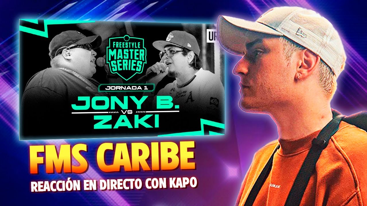 REACCIÓN CON KAPO A JONY BELTRAN VS ZAKI #FMSCARIBE J1