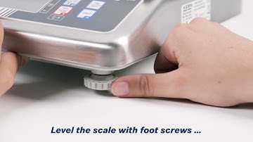 Stainless steel scale x EC type approval & checkweighing display for more efficency | KERN FOB-LM