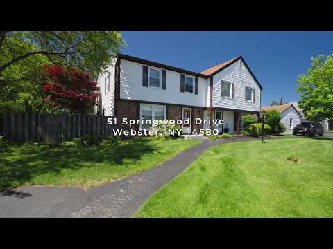 51 Springwood Dr, Webster, NY home video tour