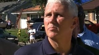 Raw: Indiana Gov. Pence Tours Kokomo Damage