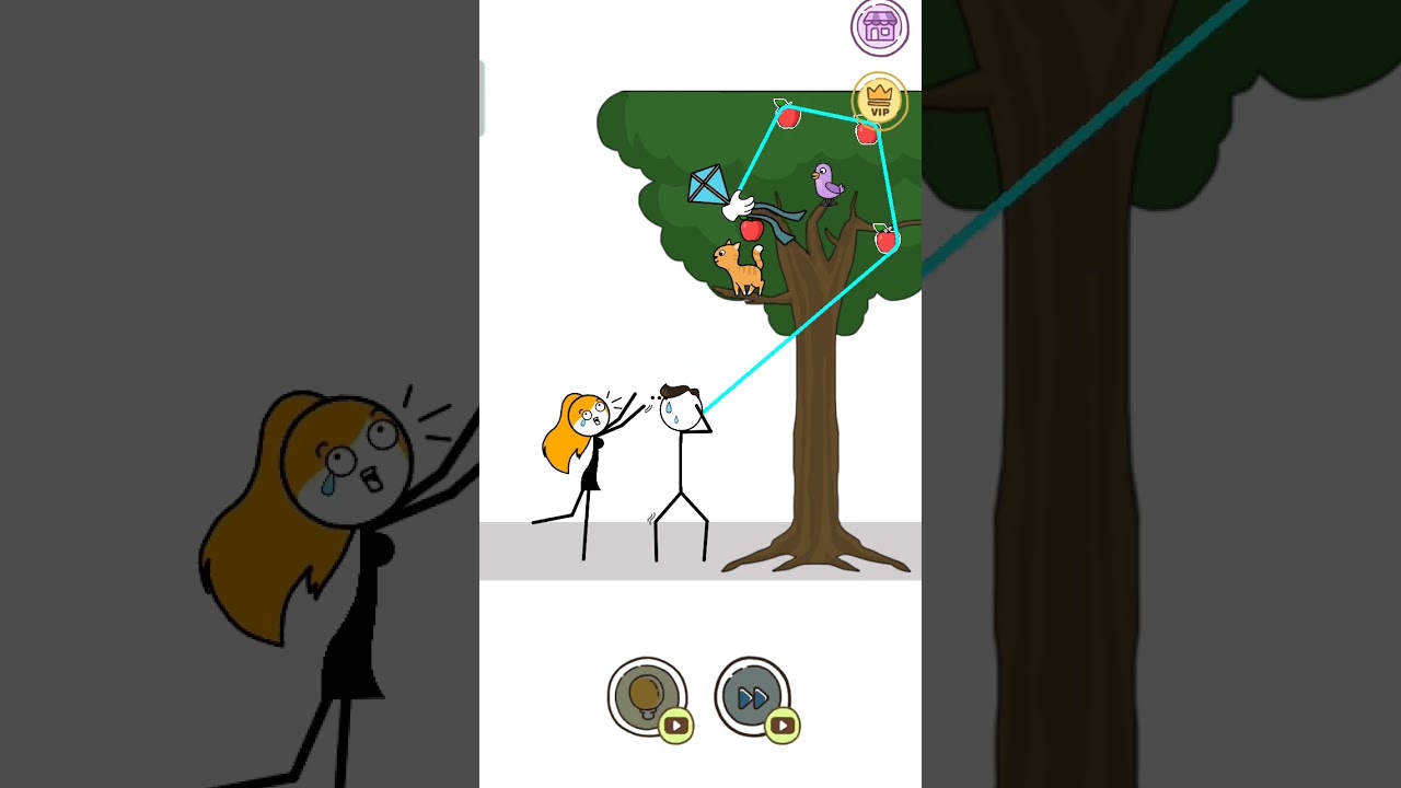 Escape rope weegoon game play walk through all levels 79 solution funny stickman brain