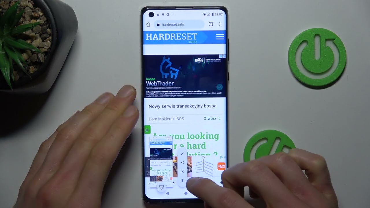 Как сделать длинный скриншот / полный скриншот на MOTOROLA Edge Plus 2022