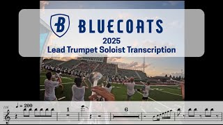 Famous Bluecoats 2025 - The Observer Effect - Lead Trumpet Soloist Transcription Net Worth