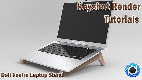 Best CAD Tutorial | Keyshot render of Dell Vostro Laptop Stand | Keyshot tutorials
