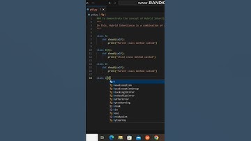 To demonstrate the concept of Hybrid Inheritance in python