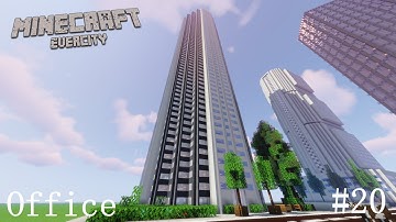 Building an Office | Timelapse #20 | Minecraft - EverCity Project