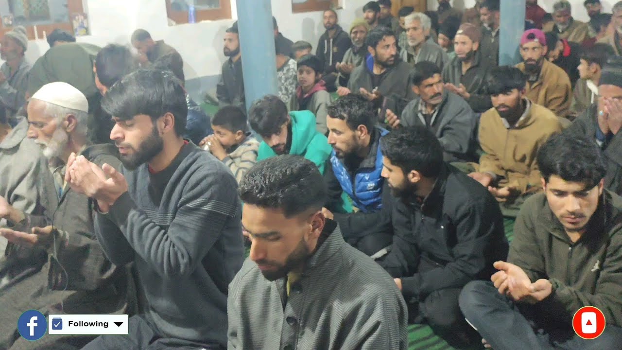 Moulana Syed Tanveer Tantaripora At Ali Aabad Pora Zadi Mohalla GM MEDIA CELL