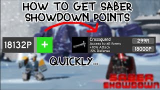 How To Get Loads Of Currency In Saber Showdown (Roblox)