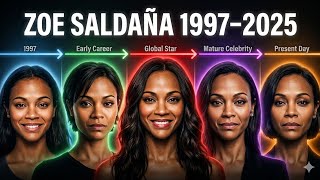 Zoe Saldaña Age [1997 - 2025] Transformation