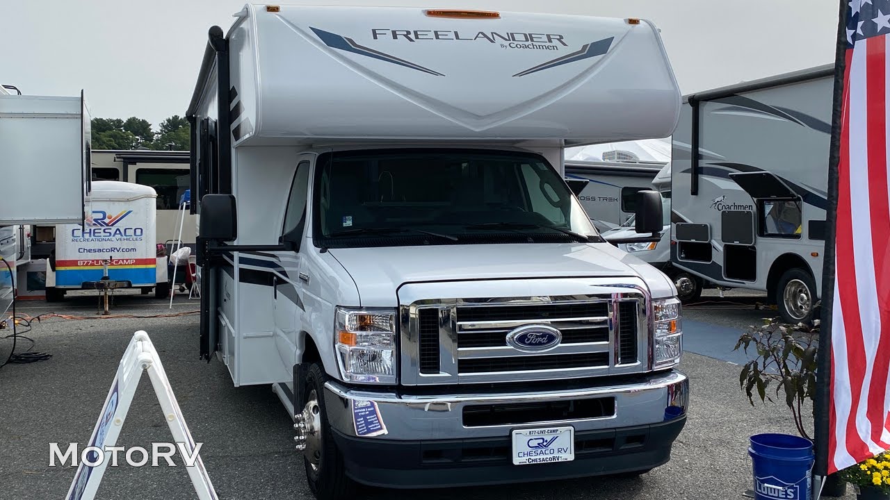 21 Coachmen Freelander 27gb Class C Motorhome On Ford E 350 Super Duty Chassis Youtube