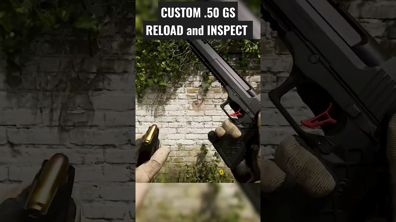 CUSTOM .50 GS RELOAD and INSPECT - Call of Duty Modern Warfare 2 - ASMR