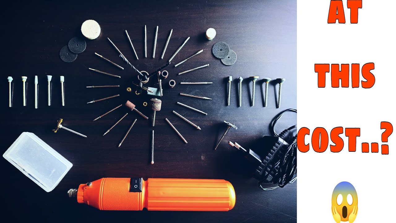 Mini rotary machine tool kit with 60 pcs // unboxing and overview - YouTube