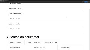 Curso Bootstrap - Componentes, grupo de columnas bordes & orientación