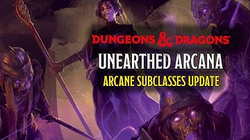 Unearthed Arcana: Arcane Updates | D&D