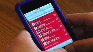 CSB SJU mobile website.avi screenshot 2