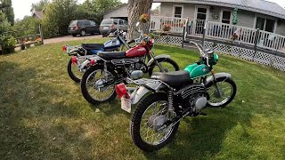 A Comparison of 3 generations of Yamaha 175 Enduros