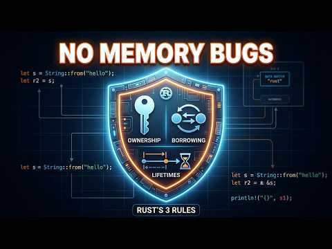 Why Rust Has Zero Memory Bugs — Explained Visually in 2 Min