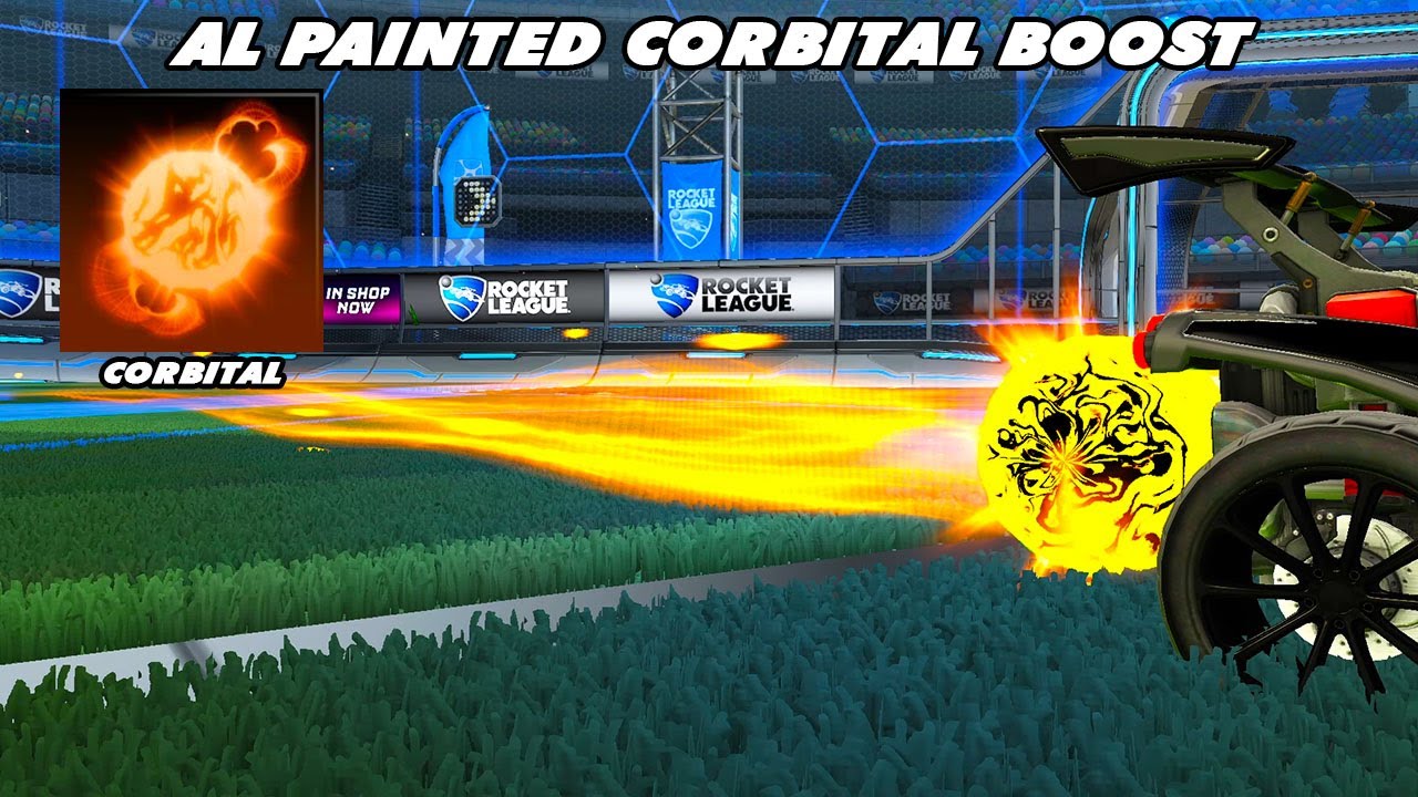 All Painted Corbital Boost Rocket League Showcase Youtube