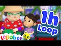 Wheels On the Sped Up Bus | Sped Up Nursery Rhymes | Lellobee ABC