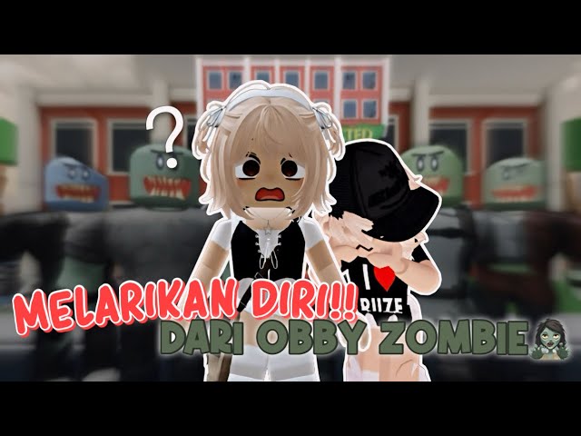 DIKEJAR Z0MBIE DI OBBY..!??🧟‍♀️ Melarikan Diri Dari Sekolah Yang Terinfeksi 🏫 | Roblox Indonesia🇮🇩 | class=