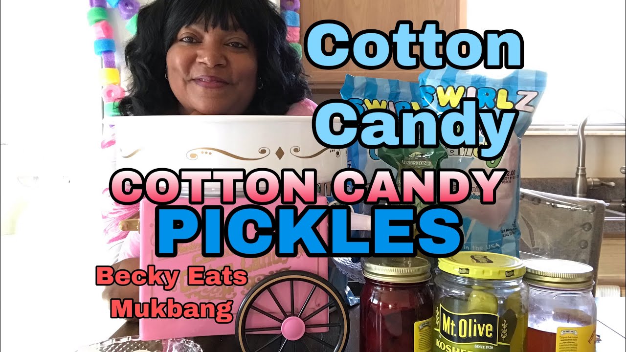 COTTON CANDY PICKLES taste test YouTube