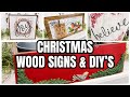 Christmas WOOD Signs and DIY&#39;s - DIY Christmas wood inspiration - Scrap wood Christmas DIY&#39;s