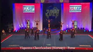 2022 Norway Force All Star Worlds Routine Large Coed USASF IASF