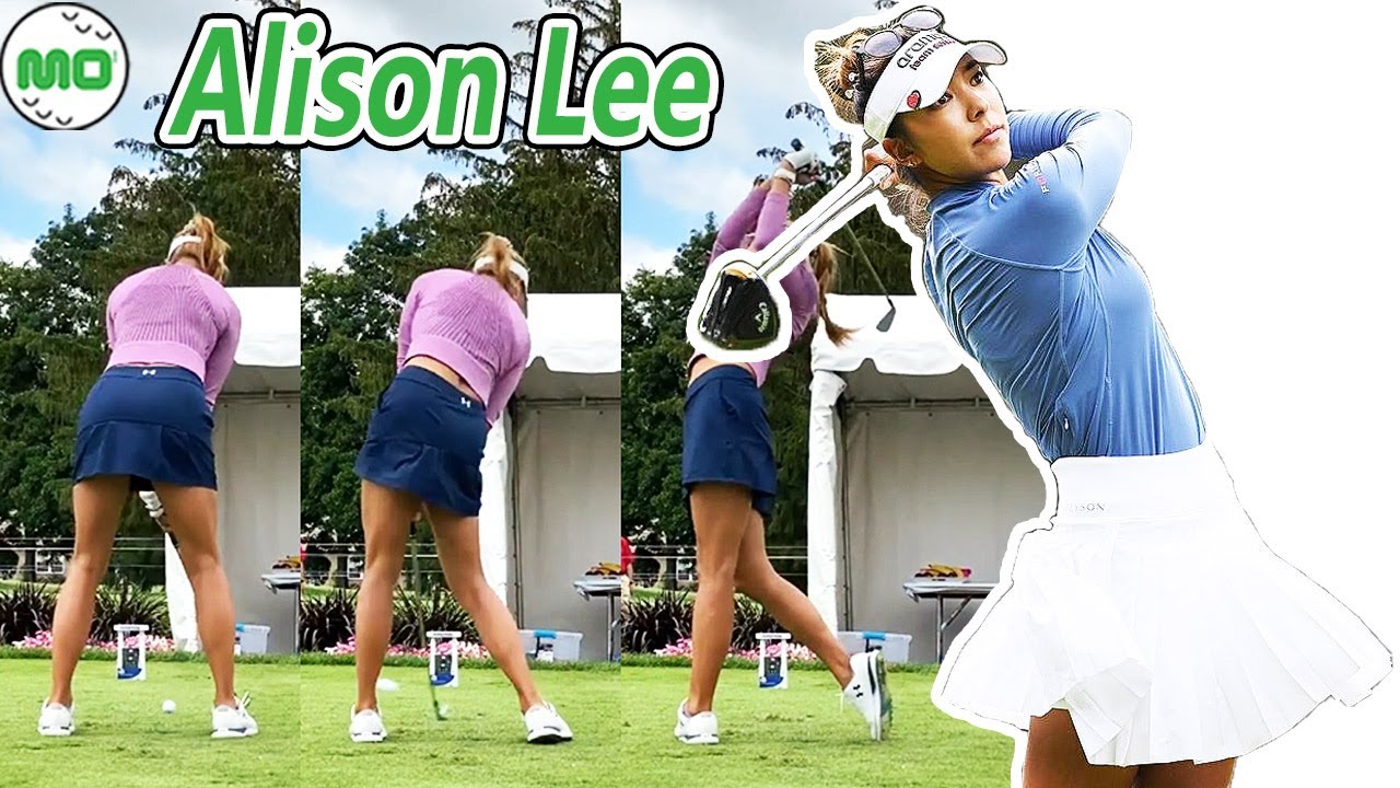 アリソン・リー Alison Lee 米国の女子ゴルフ スローモーションスイング!!! YouTube