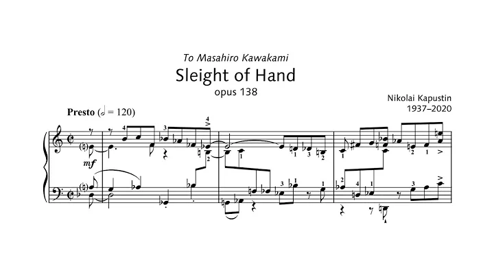 Nikolai Kapustin - Sleight of Hand, Op. 138 [with ...