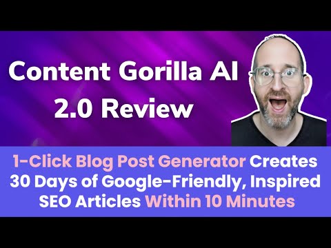 Content Gorilla AI 2.0 Review by Mike From Maine