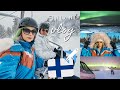 I stayed in a GLASS IGLOO & saw the NORTHERN LIGHTS | LAPLAND FINLAND VLOG