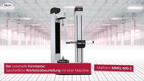 Universeller Formtester MarForm MMQ 400-2