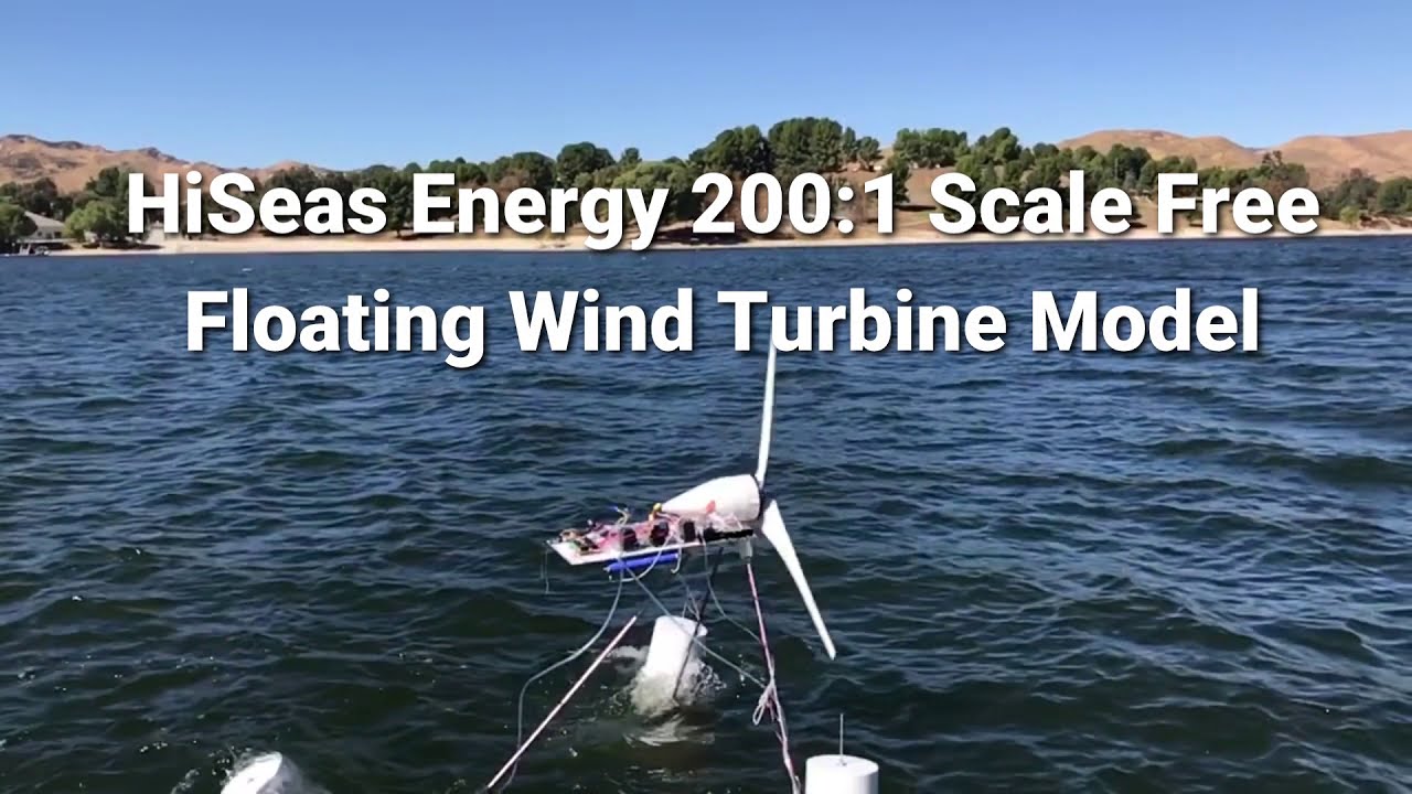HiSeas Energy Floating Wind Turbine Model