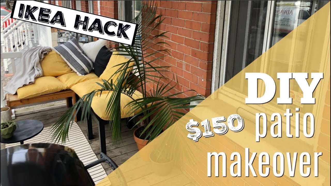 DIY 0 Patio Makeover – IKEA Hack