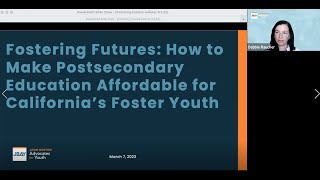 Fostering Futures: How to Make Postsecondary Education Affordable for California's Foster Youth