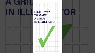 Right way to make grids in Illustrator #grid #illustrator #design