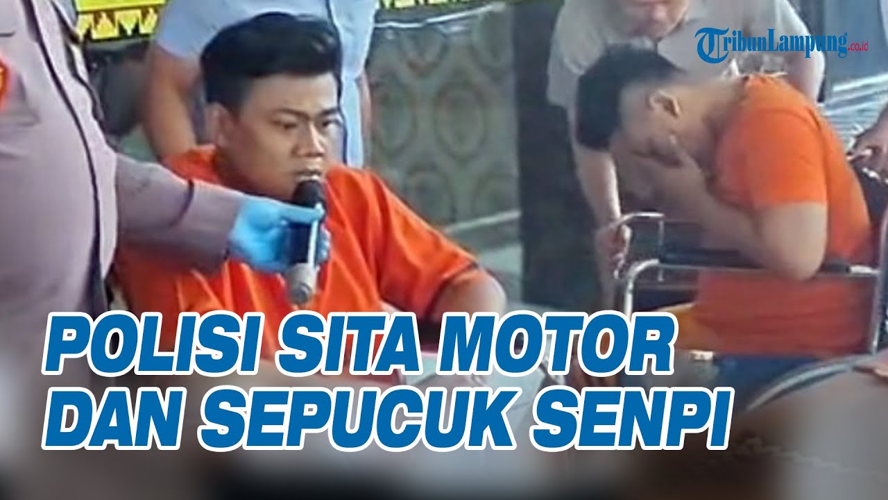 Polresta Bandar Lampung Bekuk Dua Tersangka Curanmor