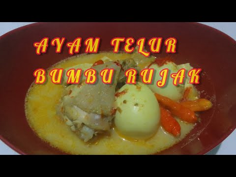 Resep Ayam Tahu Tempe Bumbu Rujak